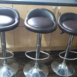 3 breakfast bar stool quick sale 3 for £20 collection Tonge Moor bolton
small damage in picture