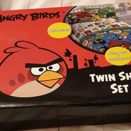 Angry Birds sheet set. Brand New in original packing. Material polyester. Collection or local meeting point only.