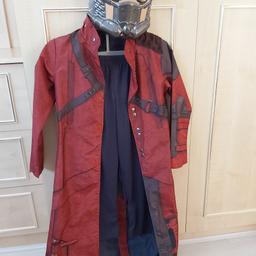 Size 5-6yrs Starlord costume from Guardians of the Galaxy. Includes mask, jacket and pants.  From a smoke and pet free home.