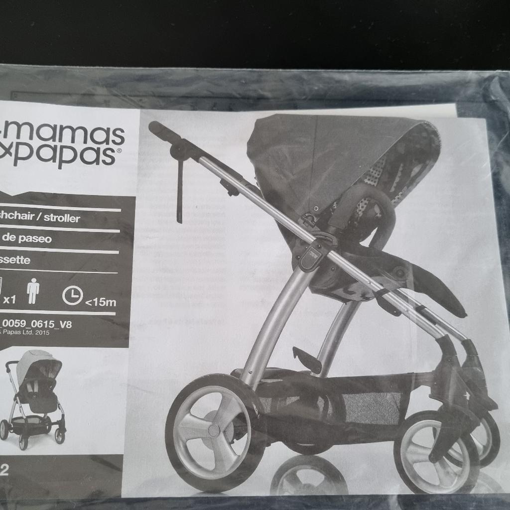 This is almost brand new. Used the frame with the car seat for a couple of months, the pushchair hasn't been used at all. Comes with rain cover too.

I also have the Cybex car seat and adapters which I bought separately - see my listing.