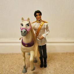 Disney Flynn Rider and Maximus horse. Collection only.