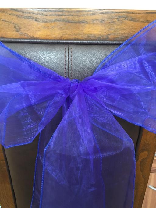 Buy & Sell West London Hillingdon - Photos for 100 Blue Organza Sashes