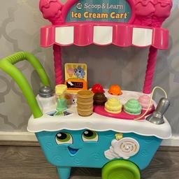 Leapfrog scoop and learn
In full working order 
Whipped cream missing and some minor wear and tear 
Collection b74 but can deliver locally