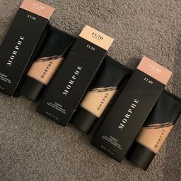 Morphe fluidity foundations 
3 available all brand new in box the shades are
F2.20
F1.70
F2.40

£7 each of all 3 for £20