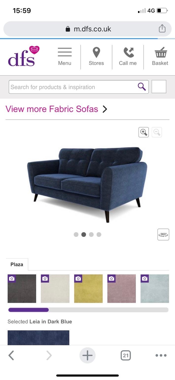 Dfs leia online sofa