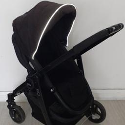 black graco evo pushchair

smoke free pet free home

no rips or stains
has some minor marks/scratces due to folding etc

this buggy ive had twice i liked it so much. its very light, easy to fold.

neat buggy large basket

no rain cover. the hood covers really well
nice recline position suitable for newborn

breaks can sometimes go on on its own when reversing but not always

everything else working fine
