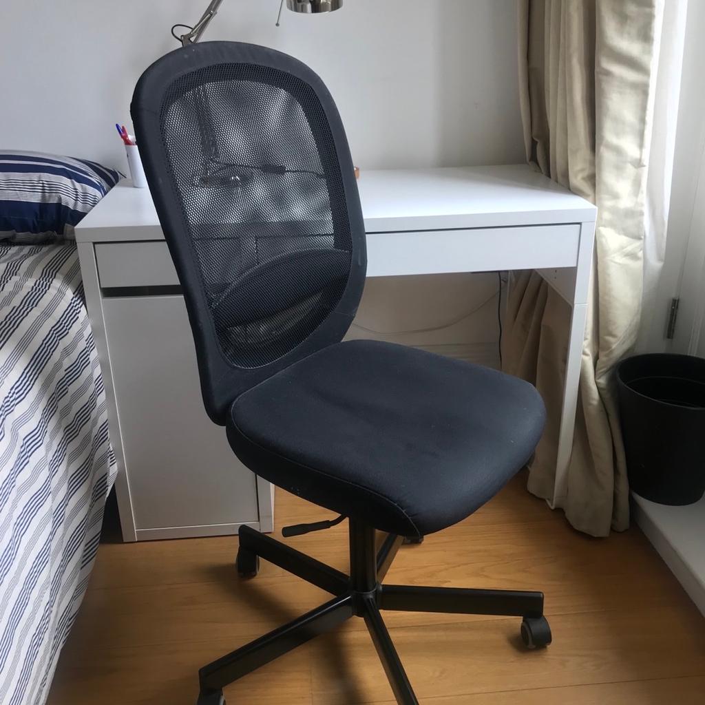 FLINTAN office chair, black - IKEA