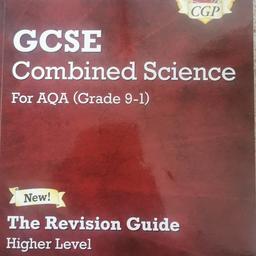 cgp AQA GCSE combined science higher level
good condition
pick-up only
