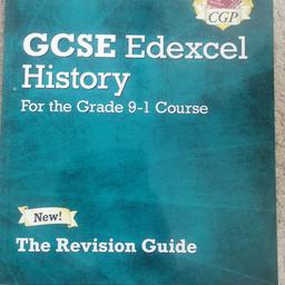 cgp Edexcel History Gcse revision guide

good condition
pick-up only