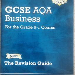 cgp AQA GCSE business revision & practise books

good condition
pick-up only