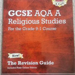 cgp AQA GCSE religious studies revision guide

good condition
pick-up only