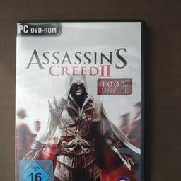 Verkaufe hier ein PC Spiel Assassin's Creed II auf CD ROM.Das Spiel ist gebraucht aber in Ordnung.Versand möglich über die Briefversand zuzüglich 1,55 Euro. Keine Rechnung, Garantie und Rücknahme.