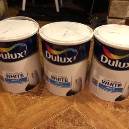 3x 5L White Matte Paint
Brand new
Bought but never used.
Originally £20 each.
Selling for £10 each or £25 for all 3