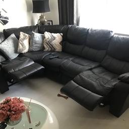 Hi here I have for sale my corner settee and 2 seater with retractable leg rests all in good working condition a bit of ware no rips or tarts from a smoke free home buyer will have to collect thanks for looking bought from sociology cost nearly £4K 