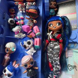 LOL dolls with a few accessories, like new