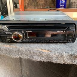 Here is my Sony car stereo in great working order it has Bluetooth aux and USB port can deliver locally
