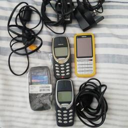 Nokia phones and spare charges. Still working.