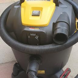 As above, wet n dry vacuum cleaner, big 35 litres. Perfect working order, bought last year and only used once to clean interior of the car. Comes with various accessories and spare bags. No instructions so you will have to go online if unsure. Very good condition but has marks due to being in the shed for over a year. Still £110 on screwfix site. Collection only as this is quite big.