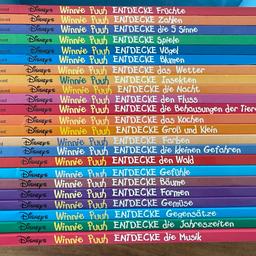 Winnie Puuh Buchsammlung vom Egmont Horizont Verlag - Entdecke-Buch 
Die Bücher sind in gutem Zustand

€25. ( zzgl. Versand ) für 23 Bücher