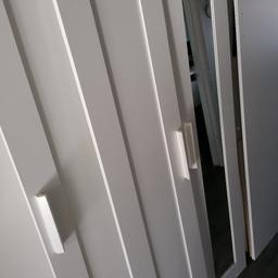 FREE 3 ikea wardrobe doors only two are panelled and one with mirror 182cm high 39cm wide great condition collection only tw14