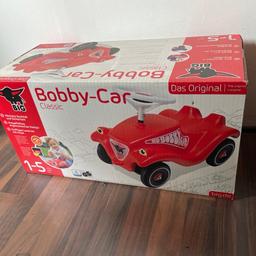 Verkaufe originalverpacktes Bobby-Car in rot. Wurde nicht mal ausgepackt. 
Selbstabholung Villach
