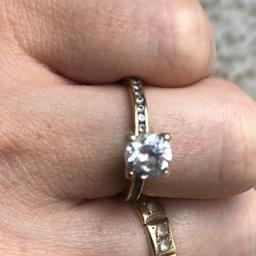 Real Gold engagement ring.
Used