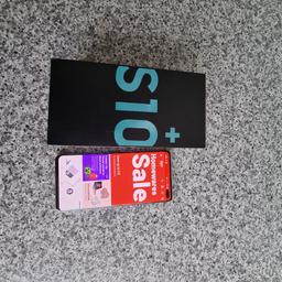 samsung s10 plus 
excellent condition 
open to all networks 
box 128gb
only selling because of upgrading 
no time wastes 
£220 ono
must collect