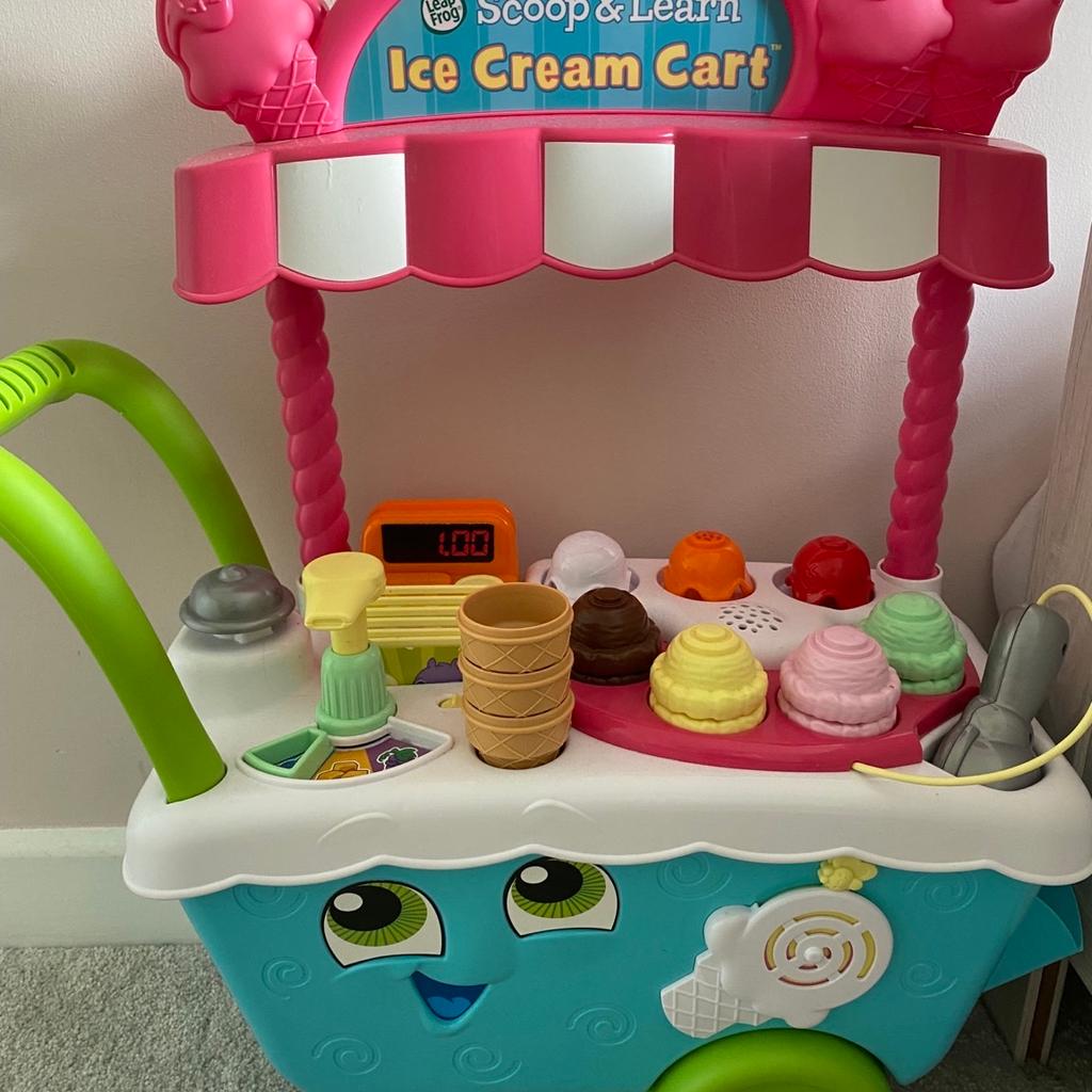 Leapfrog Scoop & Learn Ice Cream Cart in GU51 Hart for £7.00 for sale