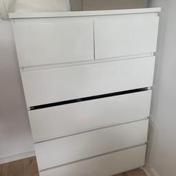 Good condition - malm chest of drawers IKEA.