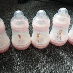 5 MAM bottles. only used for a couple of weeks.