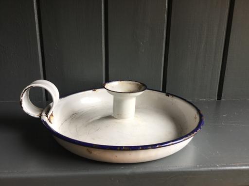 Buy & Sell Suffolk East Suffolk - Photos for Vintage Enamel Candle Holder