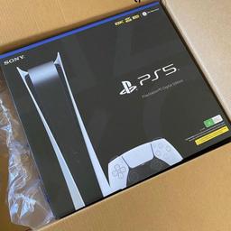 New Sony PlayStation 5 (Digital Version)

Description 

A brand-new, unused, unopened and undamaged item in the original packaging
Comes with a free extra PS5 controller
Comes with warranty and invoice
Disc Version also available 
Offer valid while stock lasts 
Next day free delivery 

Price: £370