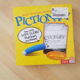 Childrens Pictionary Game. Only been played with once so good condition. Pick up HX2 or can deliver for price of postage.