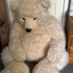 I am selling my giant teddy bear I have had for almost 20 years still looking in great condition even still has tag on cost me £60