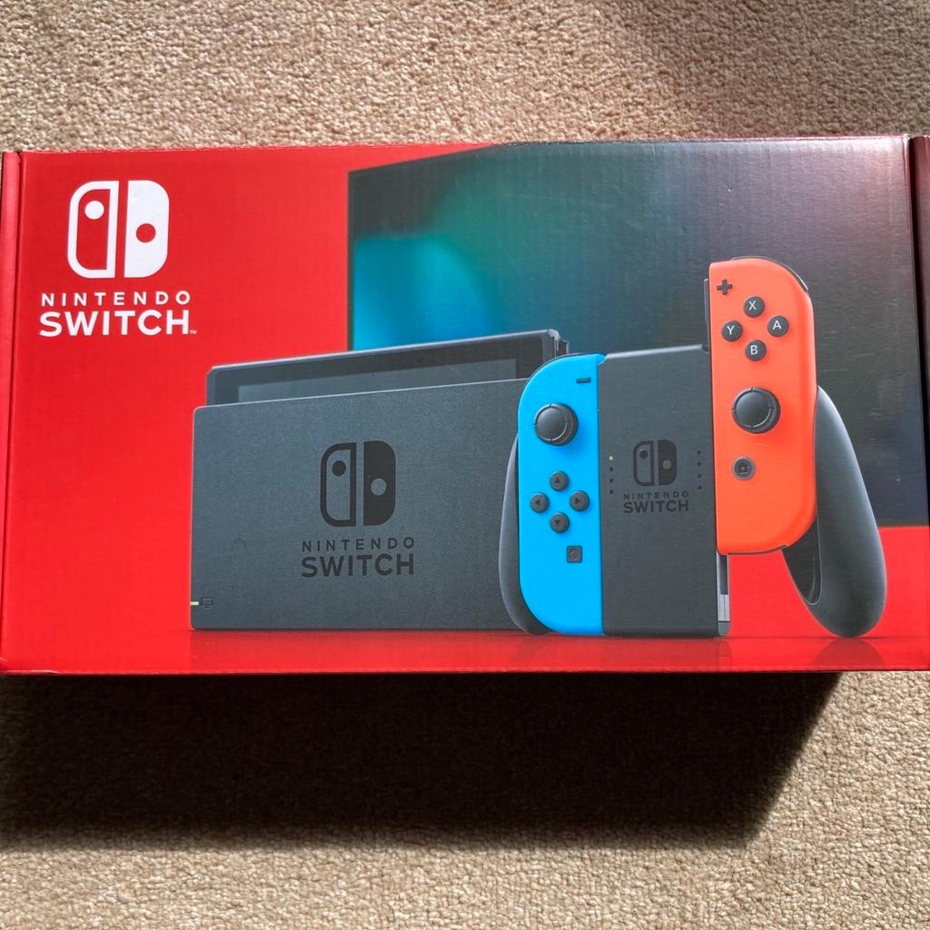 Nintendo Switch Neon Version 2 Red Blue in PR25 Ribble f r