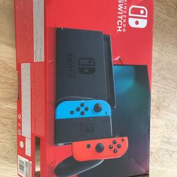 nintendo switch in great condition in box with accessories as first bought. No time wasters please as my son is selling