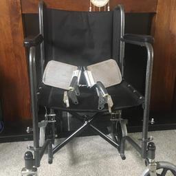 wheelchair with safety strap. hardly used, still in very good condition. collection from Chatteris.