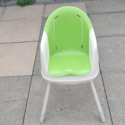 This chair is made by ketter very sold chair this can be kept at this height or can be turned into a high chair all accessories are included to do that.

In exellent condition.