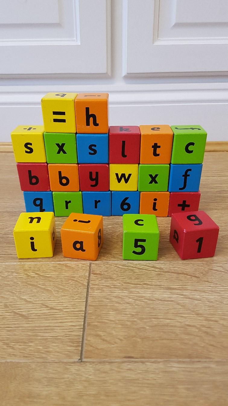 ELC wooden alphabet and numbers blocks in SM1 Sutton für 6,00 £ zum ...