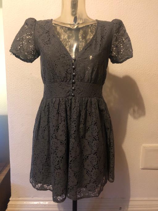 Buy & Sell Merseyside Sefton - Photos for Ladies size 10 Lace Grey Dress GORGEOUS