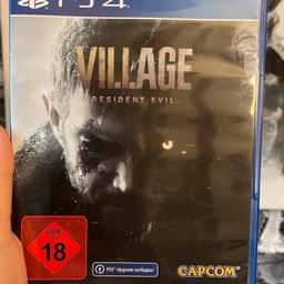 PS4 Spiel Resident Evil 8 Village 
neuwertig 1 mal durchgespielt 
Kein PayPal 
Versand wäre möglich gegen Aufpreis 
Abholung bevorzugt 
Spiel wird nur an volljährigen verkauft