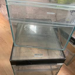 3 glass Custom Aquaria enclosures being given away for FREE if COLLECTED 

I had them as part of a tarantula collection and I’m just not happy with them nor do I have the time to fix them up 

Come as I had them - they have glass cracks in them and one has chewed out mesh. Loads of sticky tape on them that has left marks and is obviously sticky

A project for anybody that wants it or might find them useful

Need gone ASAP

Collection only from B63