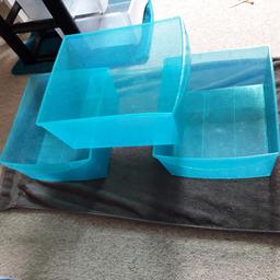 Storage drawers and a large storage box with lid
All good for storing your stuff