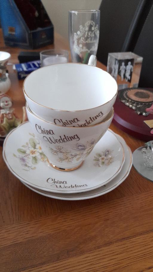 Buy & Sell Merseyside Saint Helens - Photos for 2 China Wedding Anniversary Cups and saucer