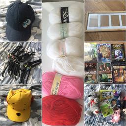 Hi I’m giving away a variety of items, comprising of:

Girls denim cap (Claire's) - SOLD
Children's clothes hangers
Kids Winnie the Pooh cap from Disneyland, size kids/Infants
Balls of wool
Picture Frame
Selection of DVDs
Kids Bundle including Board game, iPad stand, ring holder and Children’s soft toys

Just let me know which you would like!

Collection only

Comes from a smoke free home