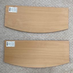 2 Wooden shelves. Good condition 60x 25x 1.5 cm
