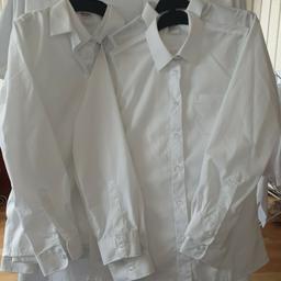 4x GIRLS SCHOOL SHIRTS JOHN LEWIS LONG SLEEVE ,WHITE, AGE 13 YEARS,
 hardly had any use due to homeschooling over lockdowns.
Payment with Paypal please or cash on collection from Maida Hill W9 2AH London.If paid with PayPal, can be posted for £3.20 Royal Mail