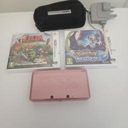 Nintendo 3DS in excellent condition with
Charger 2 brand new sealed games and protective case £95
Contents
Nintendo 3DS in excellent condition with stylus pen
Protective case
Charger
2 brand new sealed games which include
Zelda Tri Force Heroes &
Pokémon Moon
On other sites
Postage Available