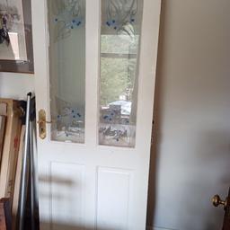 I am selling X 3 internal doors with glass panes. 
Height 77" 
Width 30"
I bought them to strip back and paint but I just haven't got the time.
I only want £10 per door.
