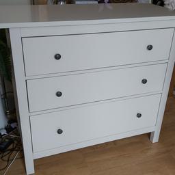 
IKEA Chest of Drawers.
3 Deep draws.
Bought new but too big for bedroom.
Like New.
COLLECTION ONLY from SE13.
*no offers please *
Will not reply to offers.
No Time Wasters Please.